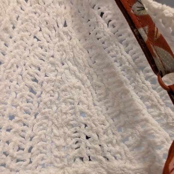 Sweet Shein Crochet Halter Top with Floral Back (Size XS) - Picture 9 of 12